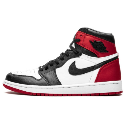Air Jordan 1 Retro High Satin Black Toe--0000000341-Limited Resell 