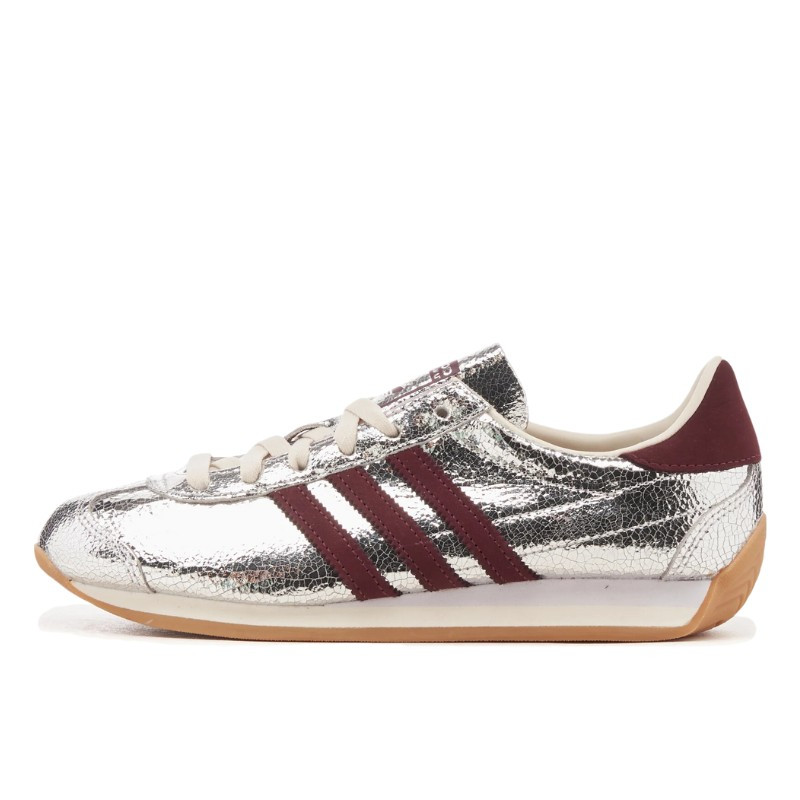 Adidas Country OG Silver Metallic Maroon - 1