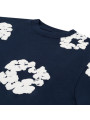 Denim Tears Long Sleeve Cotton Wreath T-shirt Navy - 3