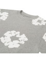 Denim Tears Long Sleeve Cotton Wreath T-shirt Grey - 3