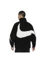 Nike Big Swoosh Reversible Boa Jacket Black White - 4