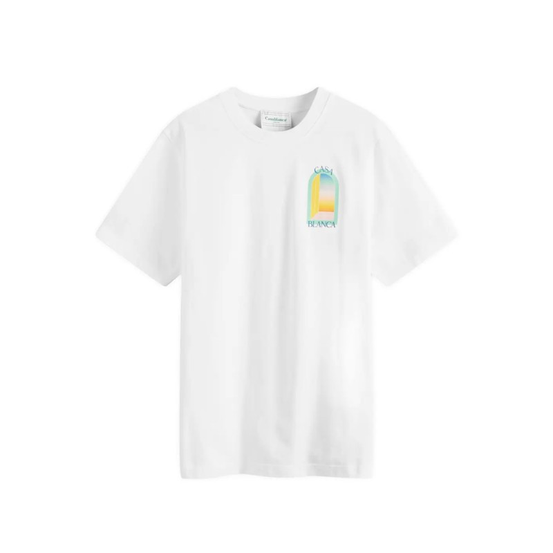 T-shirt Casablanca L'Arc Coloré Blanc - 1