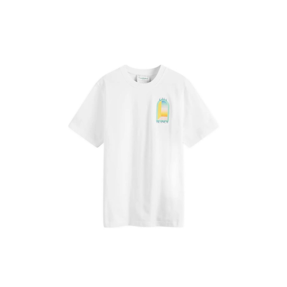T-shirt Casablanca Homme - Taille M, Blanc, Neuf Avec étiquettes - Coupe Régulière