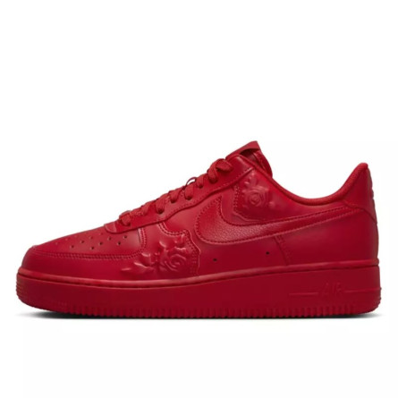 red air force ones low top