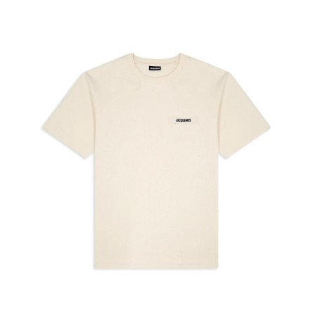 T-shirt Jacquemus Gros Grain Beige - 1