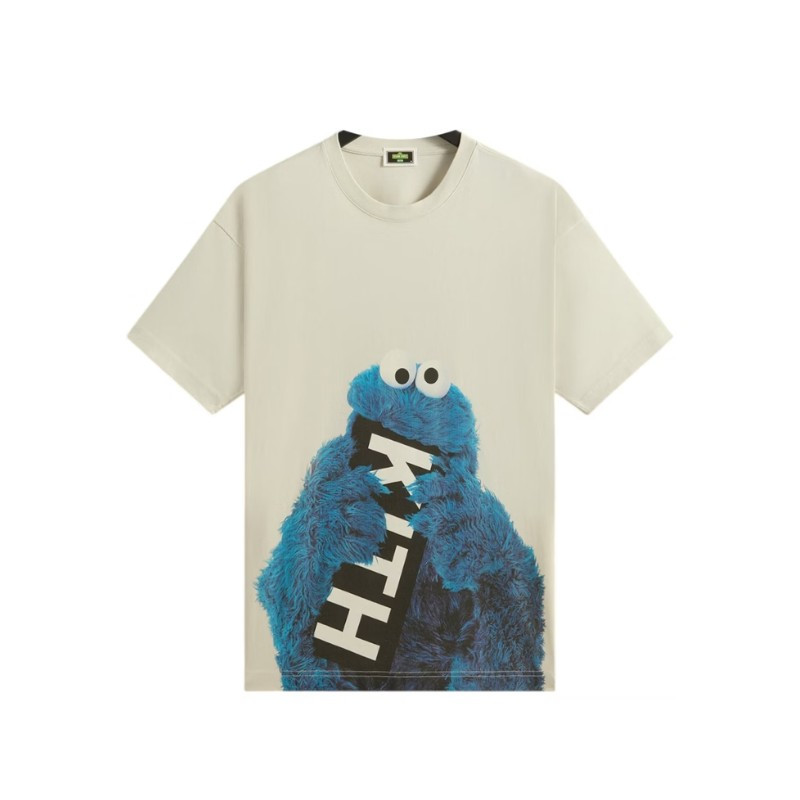 T-shirt Kith x Sesame Street Cookie Monster Chalk - 2