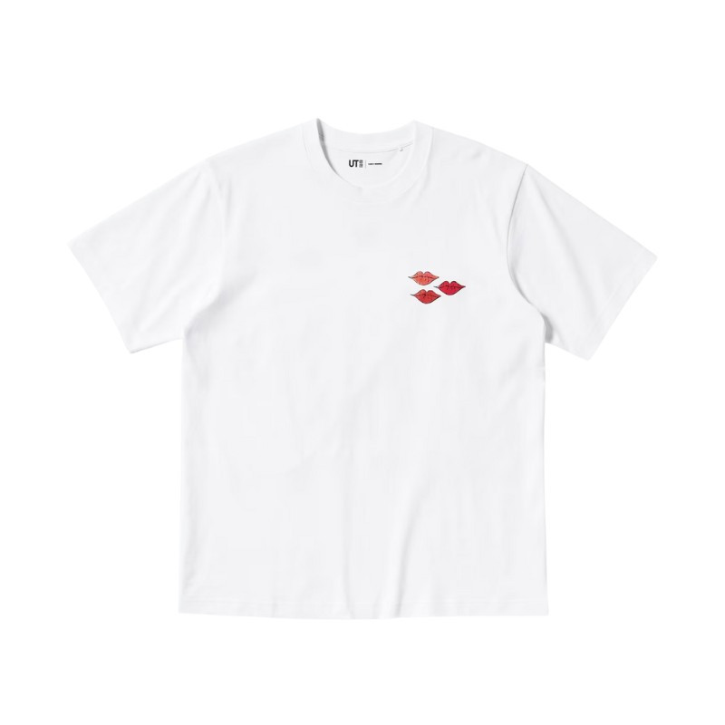 T-shirt KAWS x Uniqlo Warhol UT Graphic Red White - 1