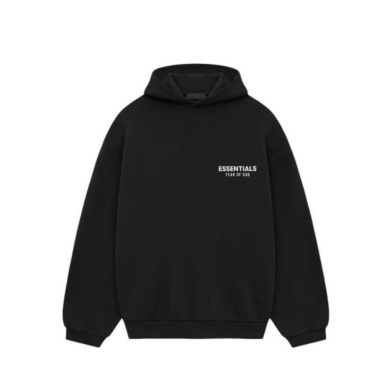Hoodie Fear of God Essentials Fleece FW24 Black - 1