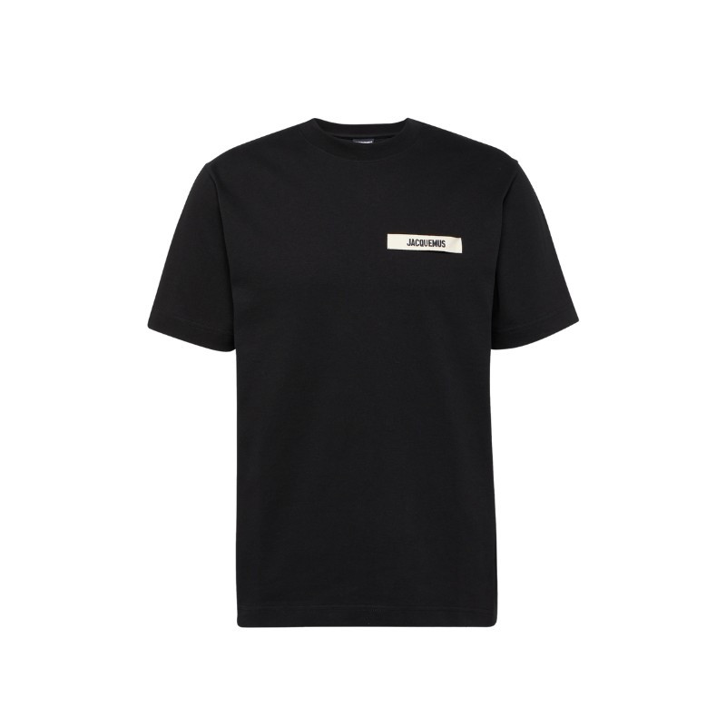 Tričko Jacquemus Gros Grain Black - 1