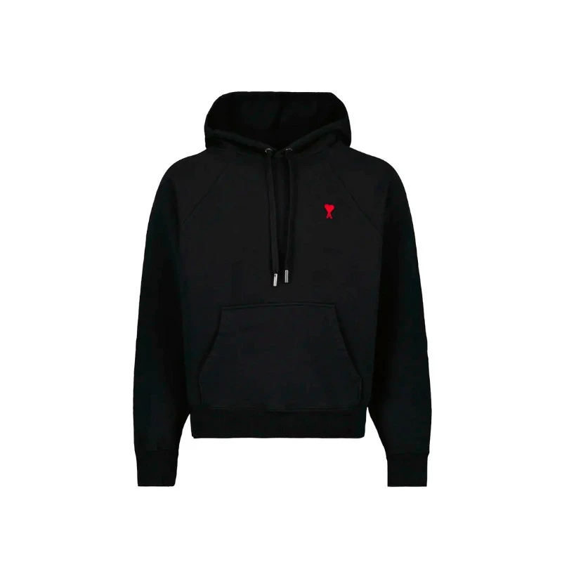 Hoodie Ami Paris de Cœur Noir - 1