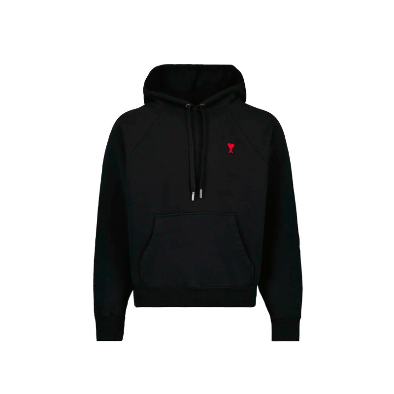 Hoodie Ami Paris de Cœur Noir - 1