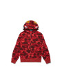 Full Zip Hoodie Bape Camo Shark Red - 1