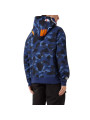 Full Zip Hoodie Bape Camo Shark Blue - 1
