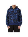 Full Zip Hoodie Bape Camo Shark Blue - 2