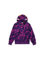 Hoodie Bape Camo Shark Full Zip Purple - 1