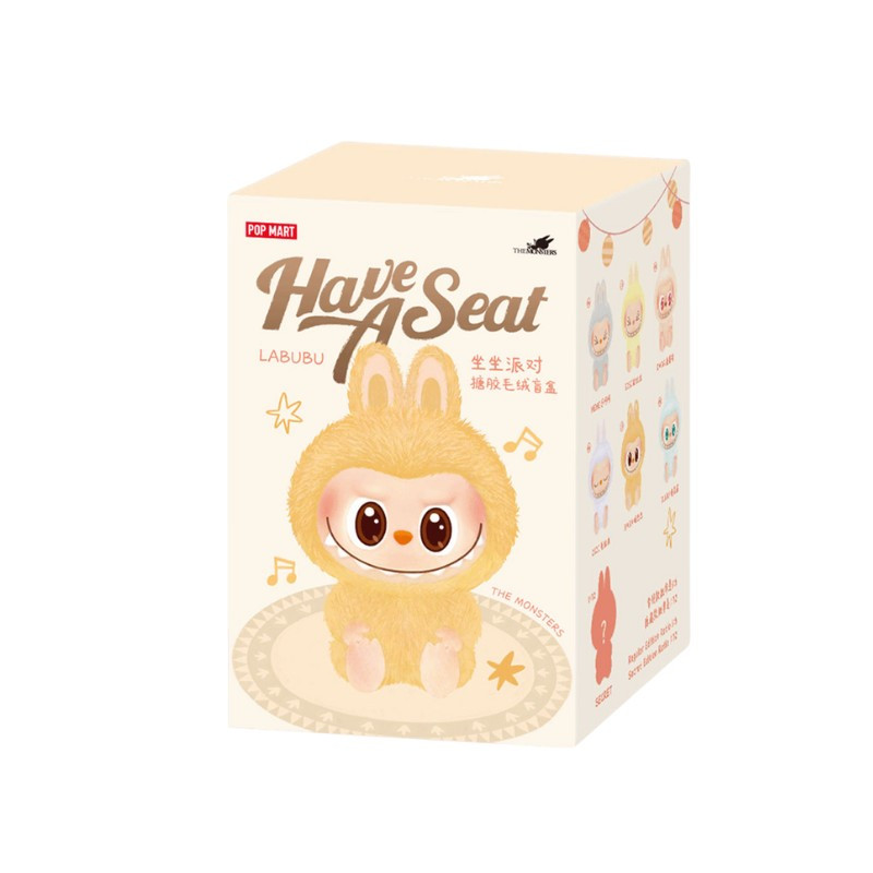 Pop Mart Labubu The Monsters Have a Seat Vinyl Plush Case Sealed - 1