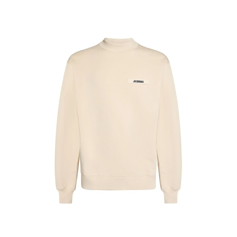 Felpa Jacquemus Gros Grain Beige - 1