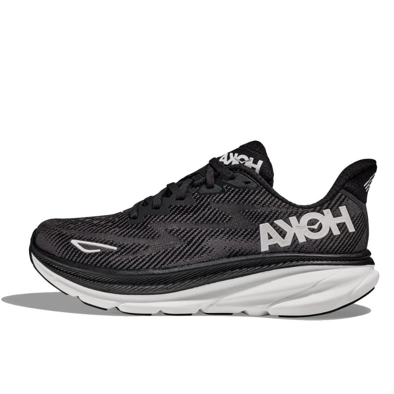 Hoka One One Clifton 9 Black White - 1