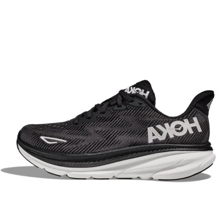 Hoka One One Clifton 9 Black White - 1