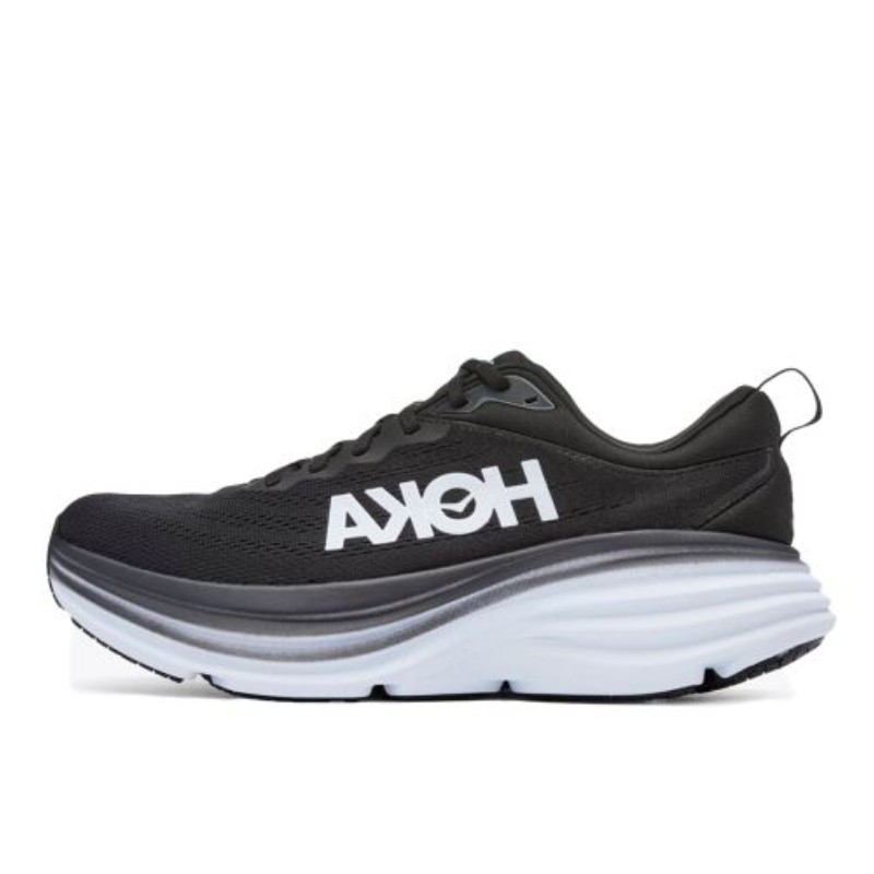 Hoka One One Bondi 8 Black White - 1