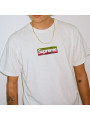 T-shirt Supreme Los Angeles Fire Relief Box Logo White - 3