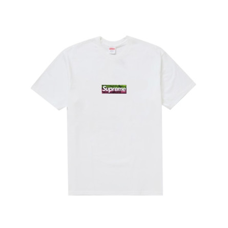 T-shirt Supreme Los Angeles Fire Relief Box Logo White - 1