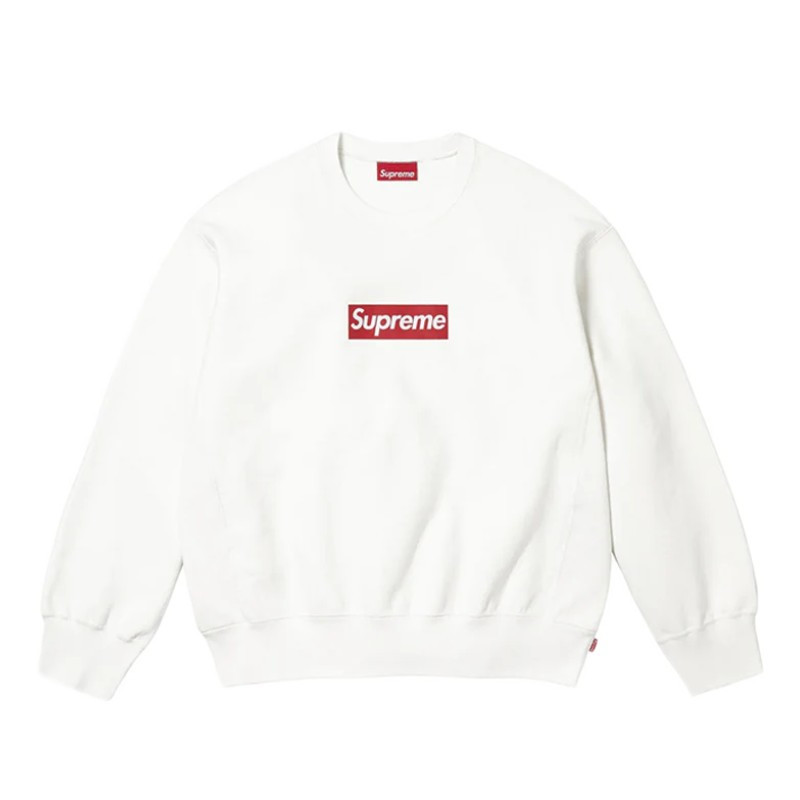 Sweat Supreme Washed Box Logo White - 1