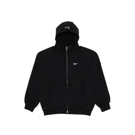 Zip Up Hooded Sweatshirt Supreme Nike Black - 1
