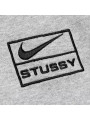 Sweat Nike x Stussy Crew Fleece Grey - 4