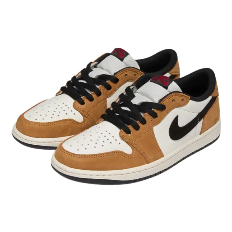 Jordan Air Jordan 1 Sail/Black-Golden Harvest-Gym Red