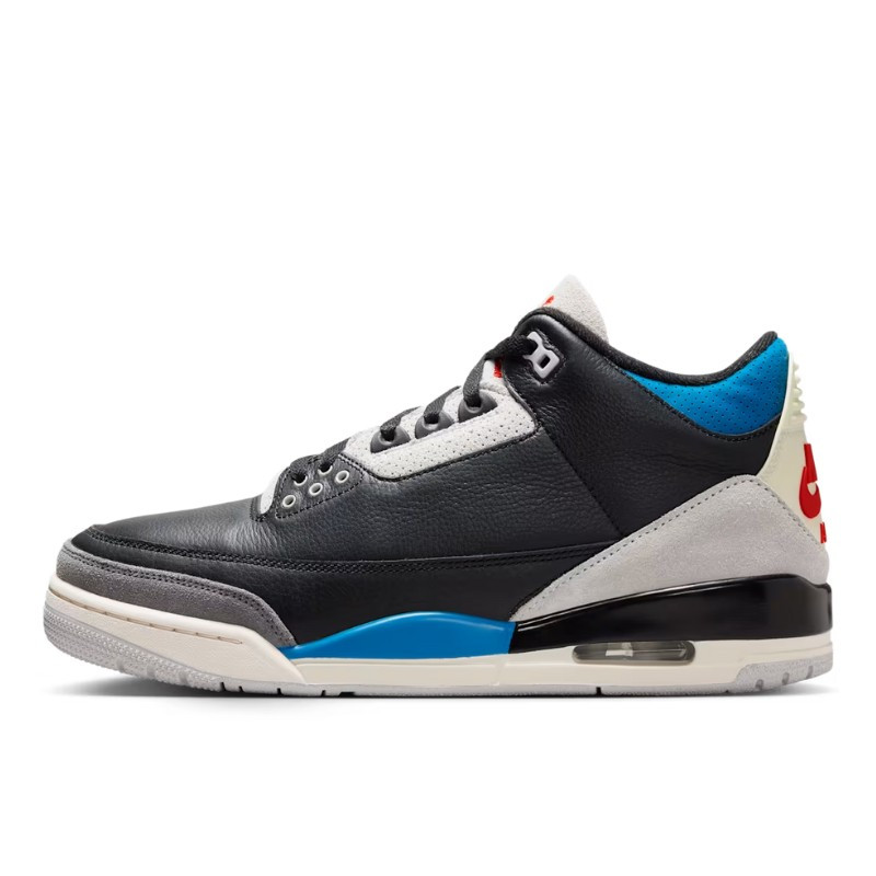 Jordan Air Jordan 3 IB8967-004 Black/Chile Red/Neutral Grey/Military Blue/Coconut Milk