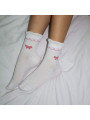Paire de chaussettes à noeuds roses - 1