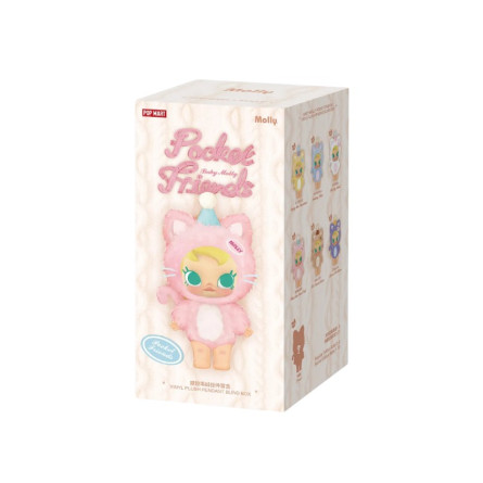 Pop Mart Baby Molly Pocket Friends Series Vinyl Plush Pendant Single Blind Box - 2
