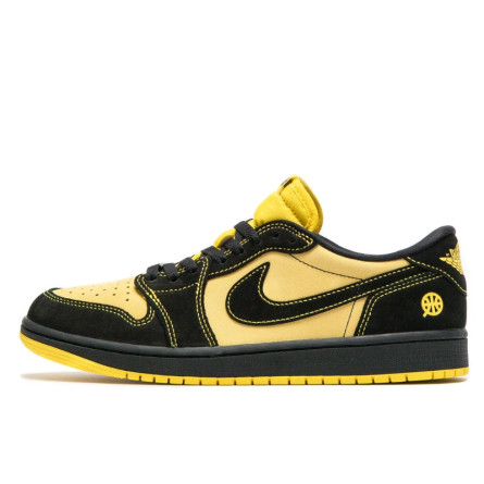 Air Jordan 1 Retro Low OG Quai 54 Black Tour Yellow Red - 1