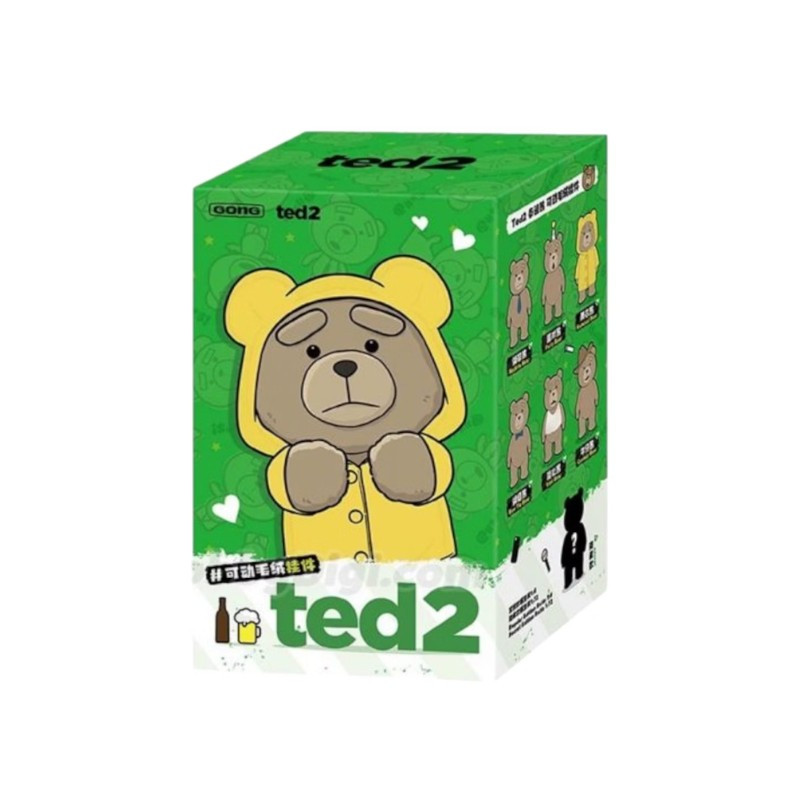 Pop Mart Ted2 Teddy Bear Action Plush Pendant Series Single Blind Box - 6