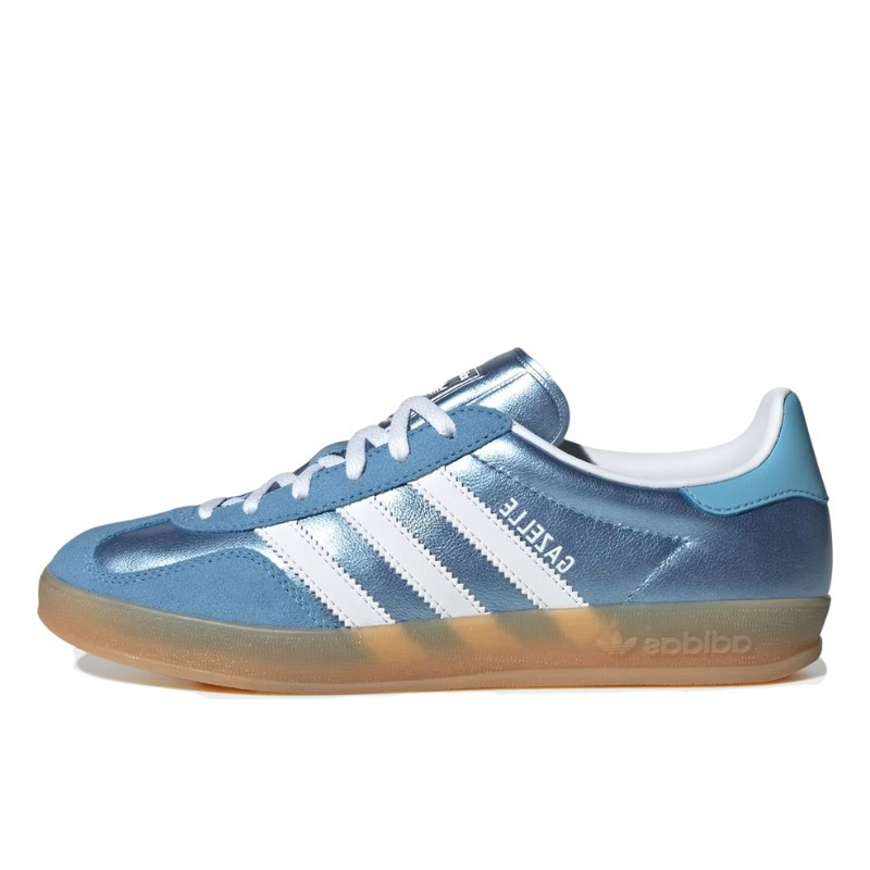 Adidas Gazelle Indoor Blue Cloud White Gum - 1