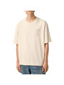 T-shirt Beige Patch Ami De Coeur En Coton - 2