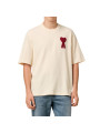 T-shirt Beige Patch Ami De Coeur En Coton - 2