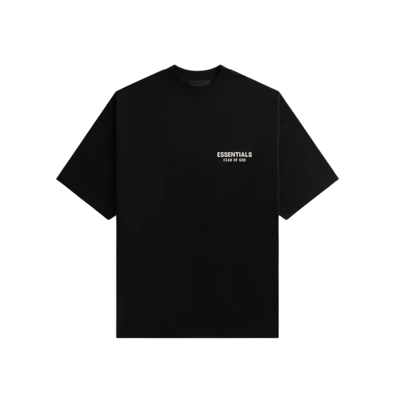 T-Shirt Fear of God Essentials Jersey Crewneck  Black - 1