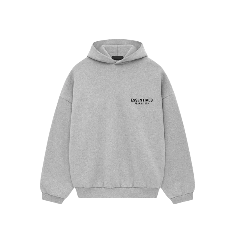 Hoodie Fear of God Essentials Fleece Light Heather Gray - 1