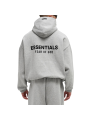 Hoodie Fear of God Essentials Fleece Light Heather Gray - 3
