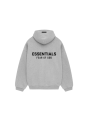 Hoodie Fear of God Essentials Fleece Light Heather Gray - 2