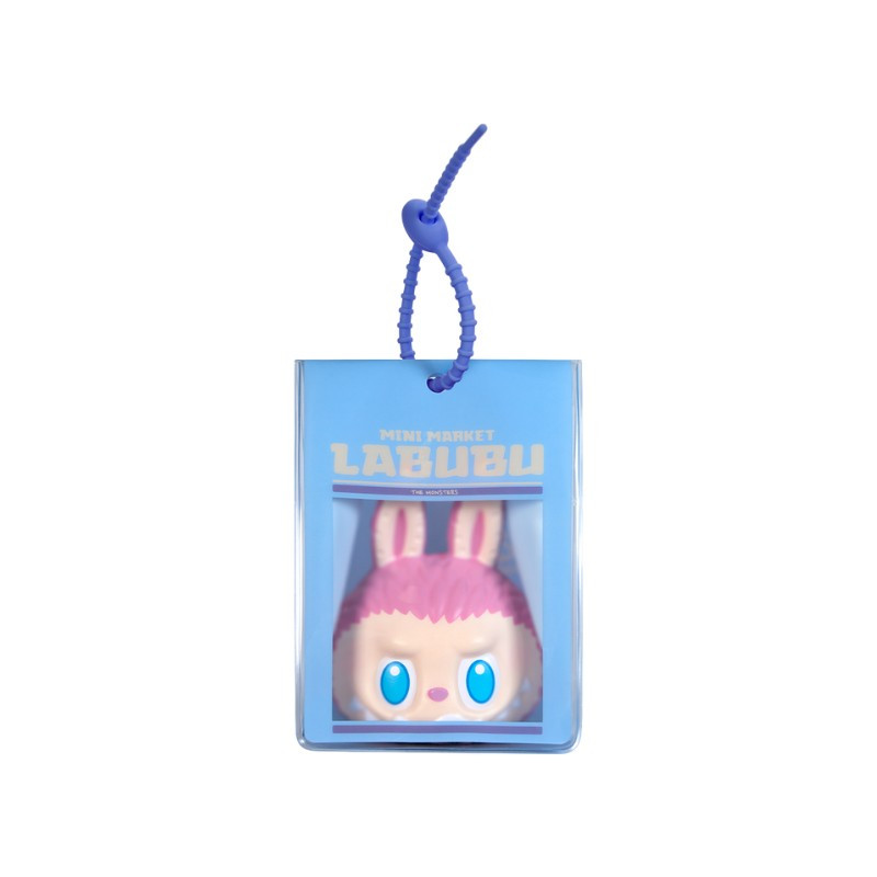 Pop Mart Labubu The Monsters Wacky Mart Series Milk Pinch Pendant - 1