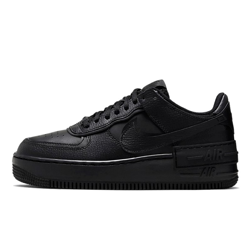 Nike Air Force 1 Shadow Black, vue de côté