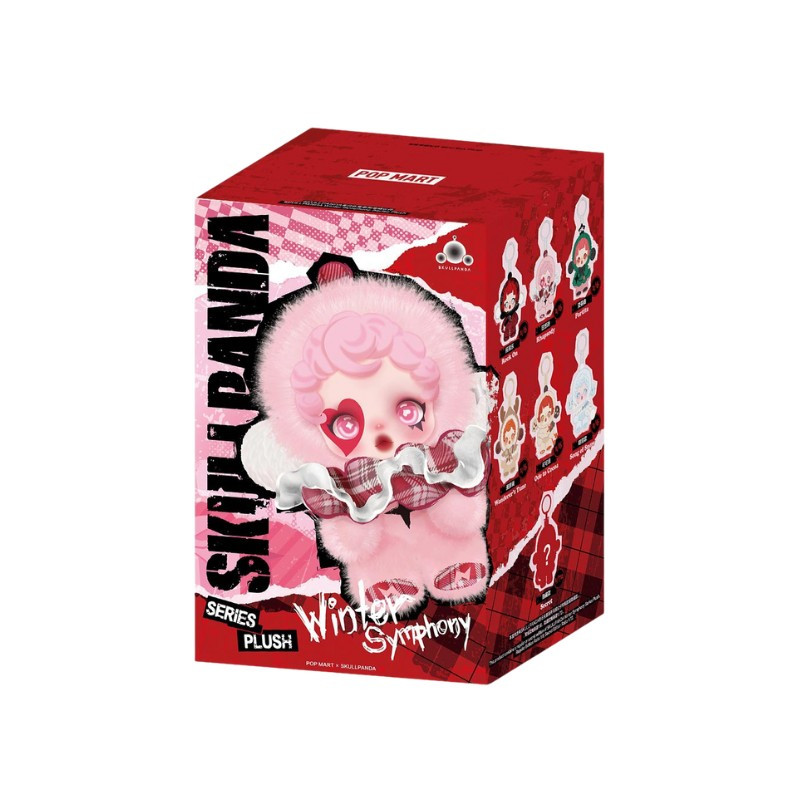 Pop Mart SKULLPANDA Winter Symphony Series Vinyl Face Plush Pendant Blind Box - 2