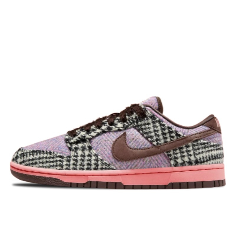 Nike Dunk Low Harris Tweed Purple Pink - 1
