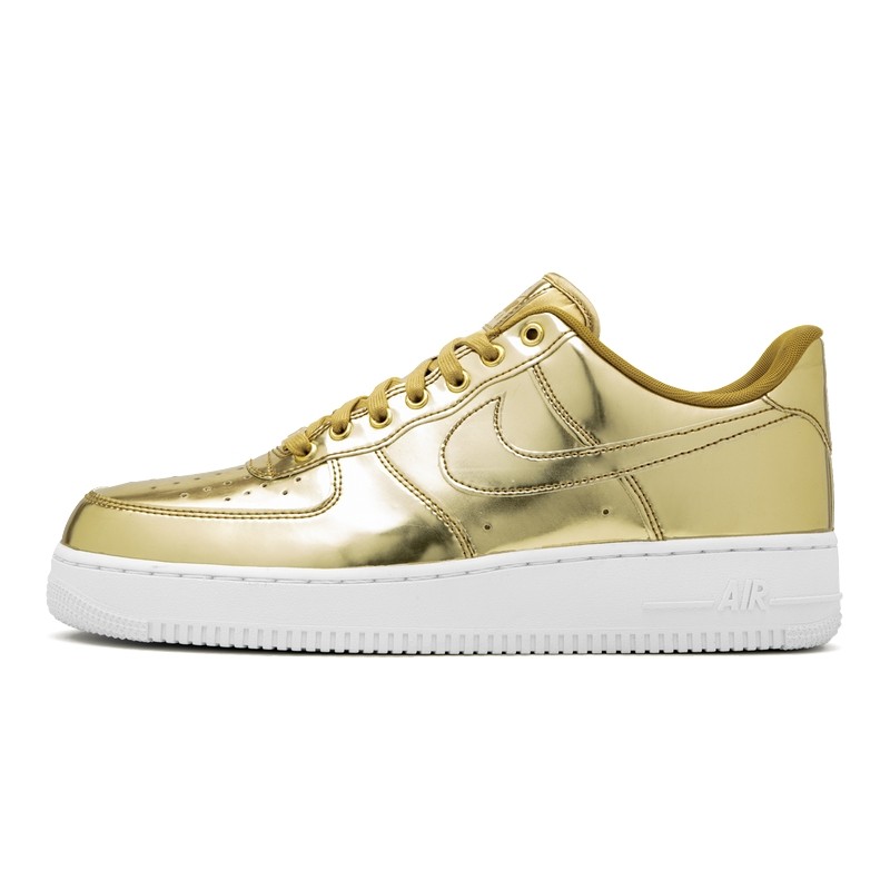 Nike Air Force 1 Metallic Gold, vue de côté