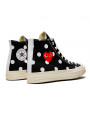 Converse Comme des Garçons Play à Pois Noir Haute--157250C-Limited Resell 