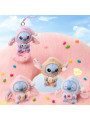 Miniso Top Toy Disney Stitch Eating Something Before Sleep Plush Keychain Single Blind Box - 5
