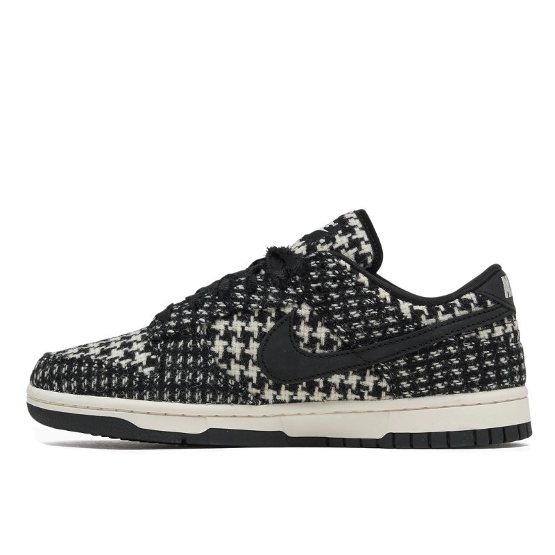 Nike Dunk Low Harris Tweed White Black Multi - 1